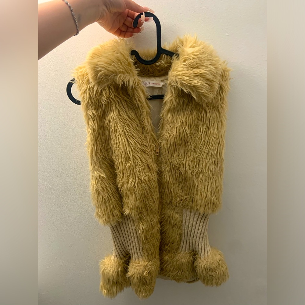 Y2k Fur vest